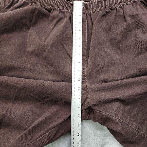 Woman Within Jeans 26W PETITE Brown 7-Day Straight-Leg Pull On Elastic Waist - Picture 8 of 11